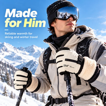Winter Insulated Gloves – Warm Windproof Outdoor Gloves