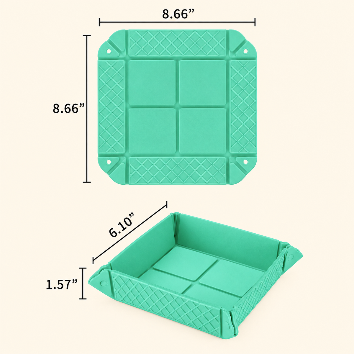 🍓2-in-1 Magnetic Foldable Silicone Storage Mat – Less Clutter, More Space! ✨