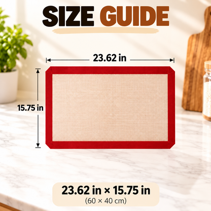 🔥 Non-Stick Silicone Baking Mat – Bake More, Clean Less! ✨