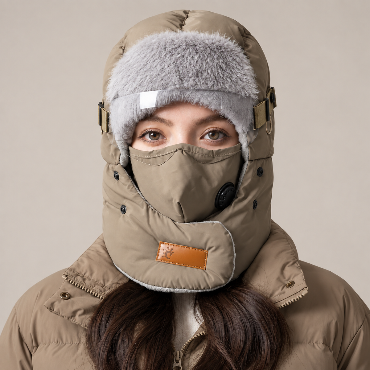 Unisex Fleece-Lined Winter Trapper Hat with Face Cover （Buy 2 Free Shipping）