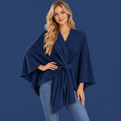 Women's Elegant Shawl Cape – Soft & Flowy Wrap