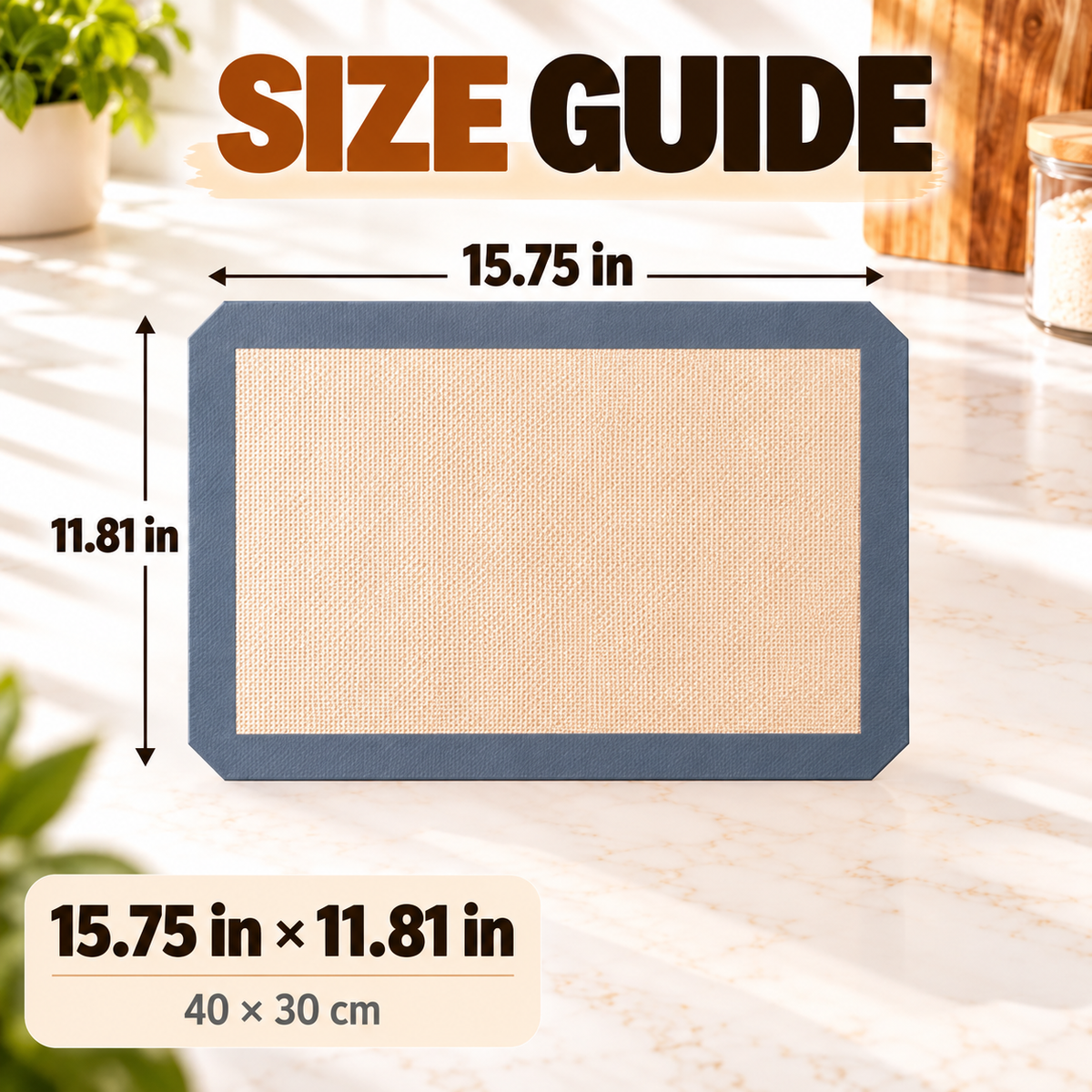 🔥 Non-Stick Silicone Baking Mat – Bake More, Clean Less! ✨