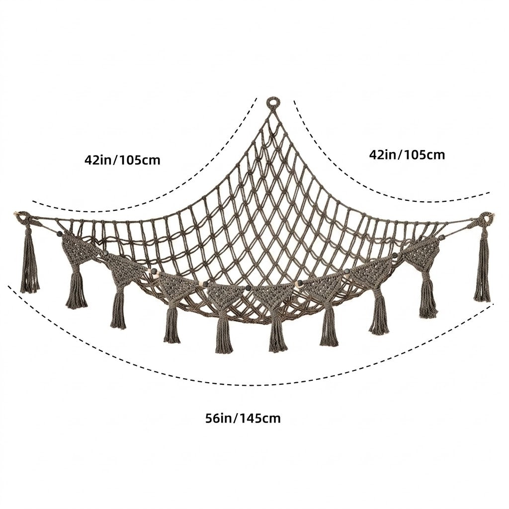 Boho Stuffed Animal Hammock – Cute Corner Storage