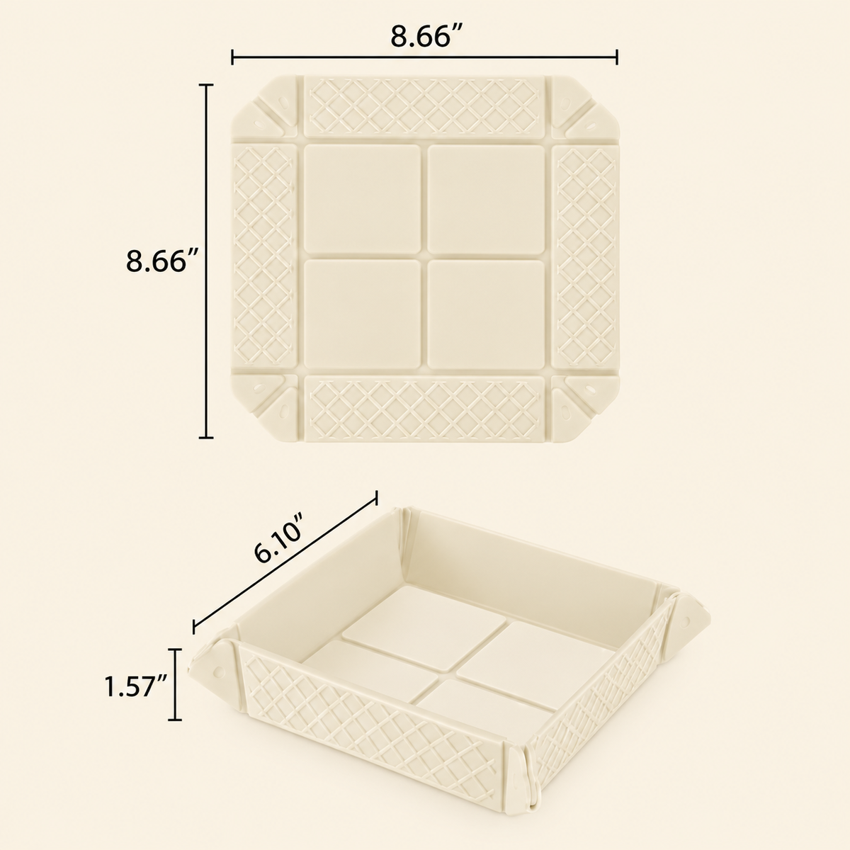 🍓2-in-1 Magnetic Foldable Silicone Storage Mat – Less Clutter, More Space! ✨