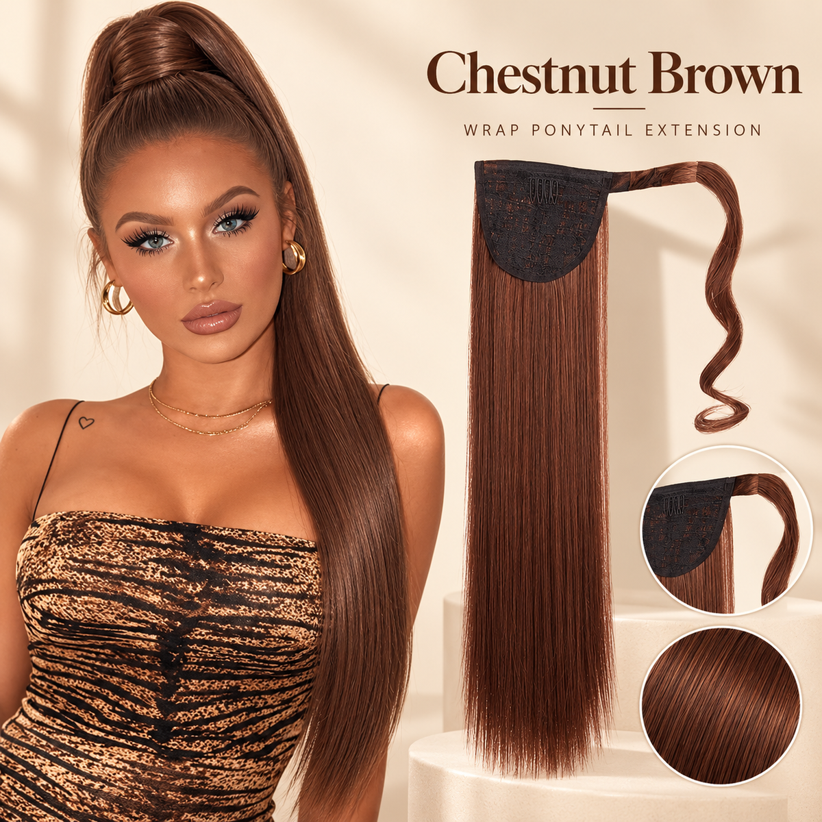 💖 Ponytail Hair Extension – Instant Volume, Effortless Glam! 🎀