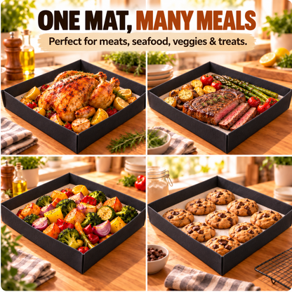 🔥 Non-Stick Silicone Baking Mat – Bake More, Clean Less! ✨