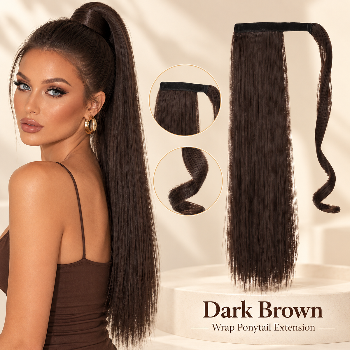 💖 Ponytail Hair Extension – Instant Volume, Effortless Glam! 🎀