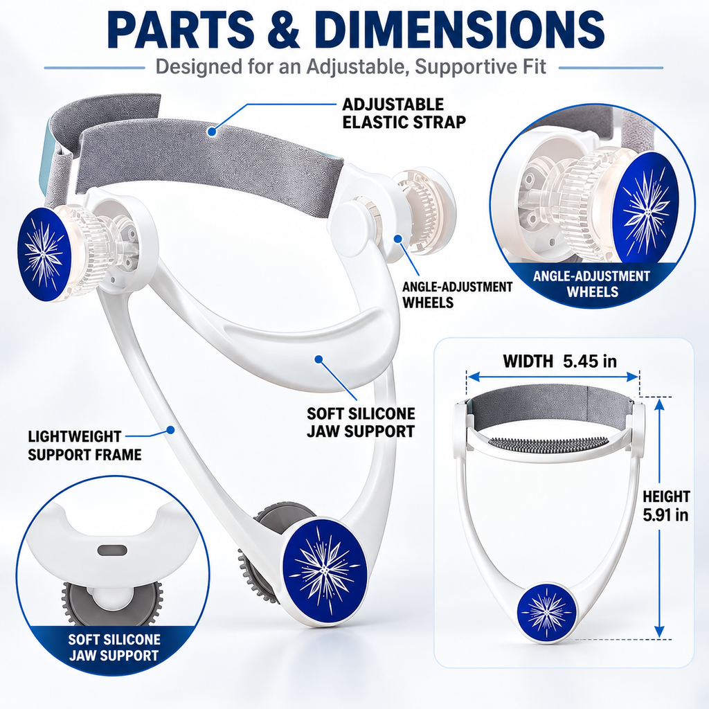 Adjustable Neck Support Brace for Everyday Posture & Comfort