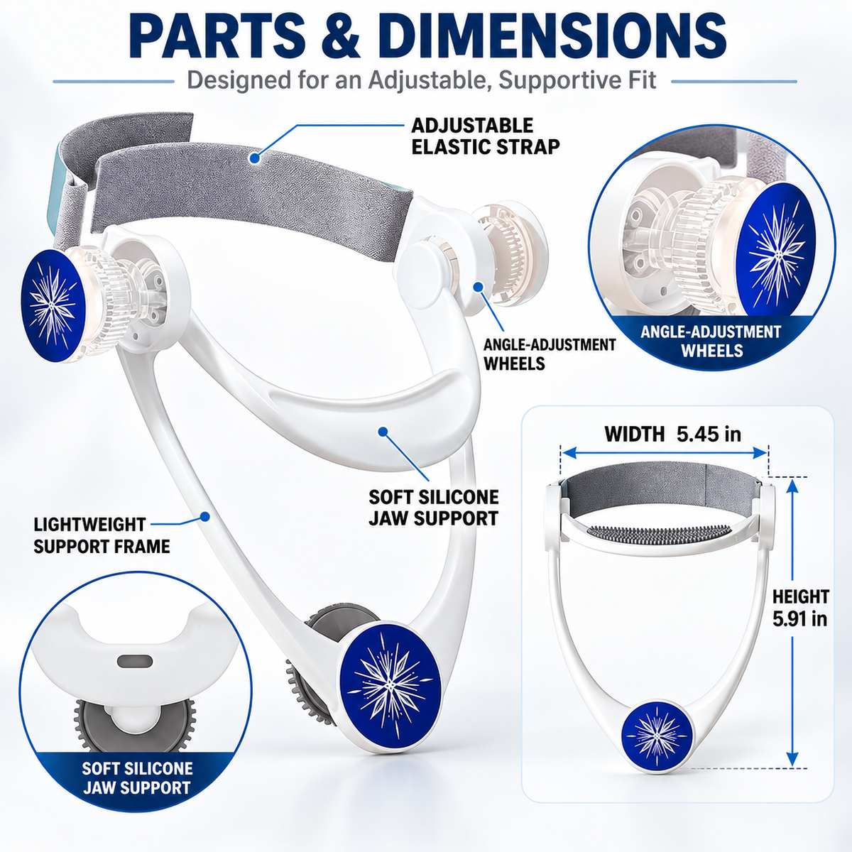 Adjustable Neck Support Brace for Everyday Posture & Comfort