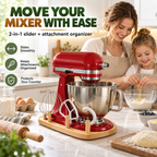 2-in-1 Mixer Slider with Storage for KitchenAid 4.5-5 Qt