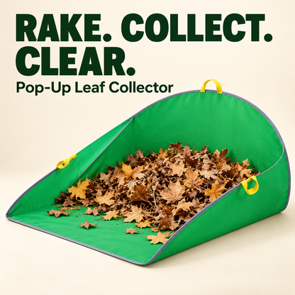 Pop-Up Leaf Collector – Large Capacity Foldable Yard Waste Bag for Easy Lawn & Garden Cleanup