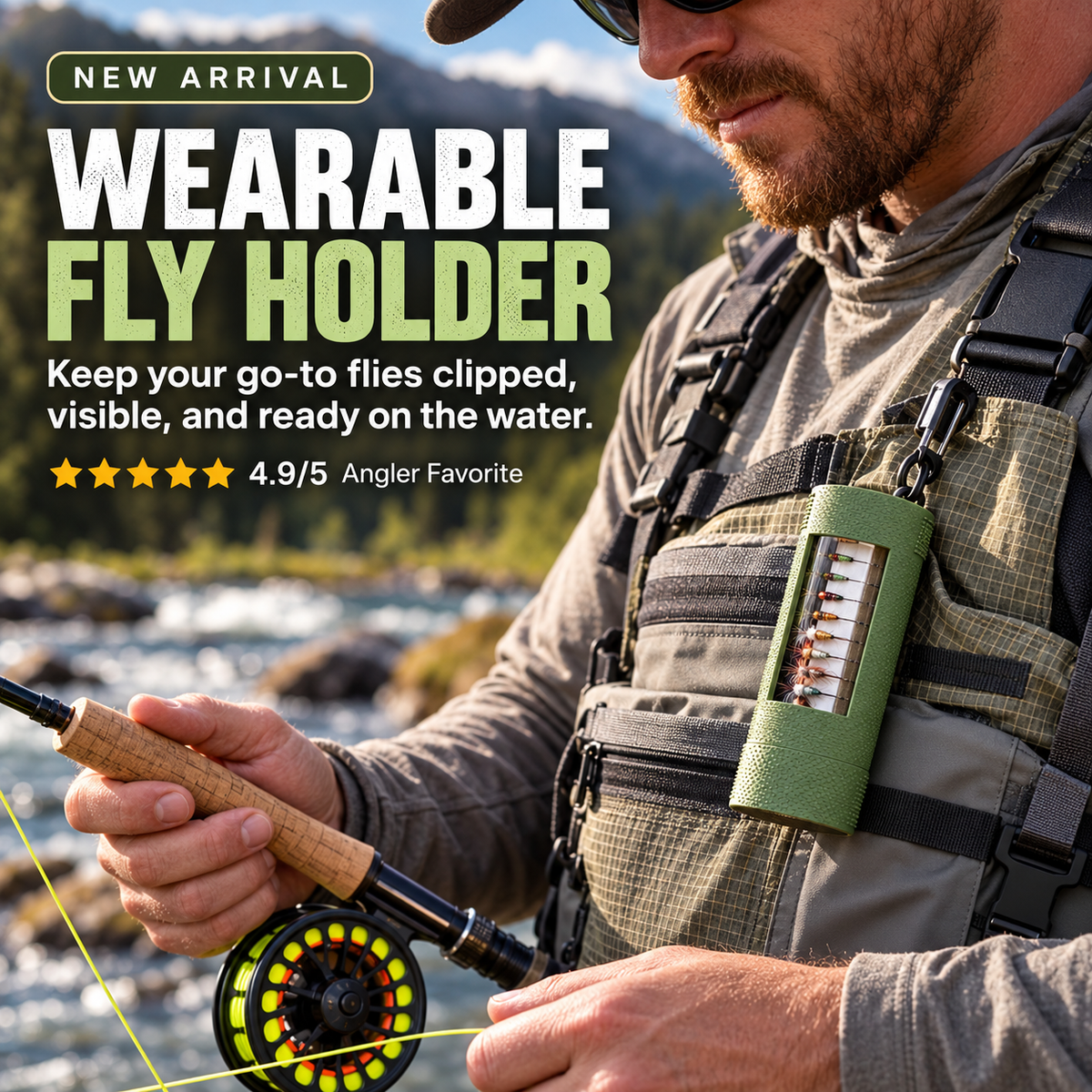 Wearable Fly Holder — Fast Access Without the Bulk