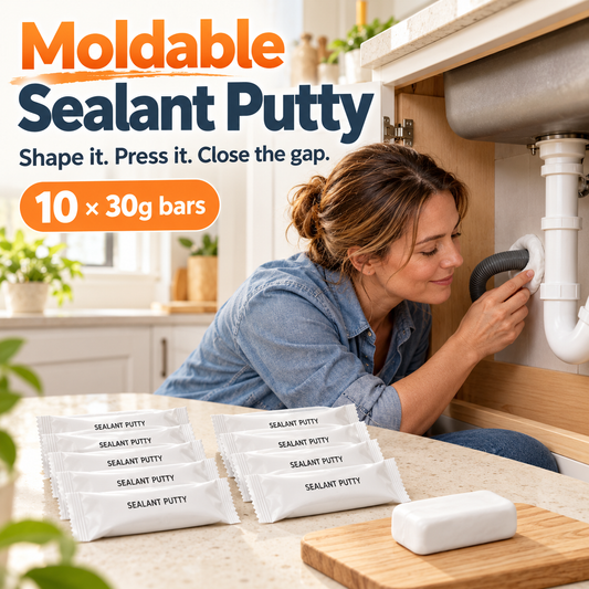 10-Pcs Moldable Sealant Putty – Waterproof Gap Filler & Pest Barrier