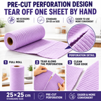 Reusable Tear-Off Kitchen Cloths – 20 Sheets per Roll