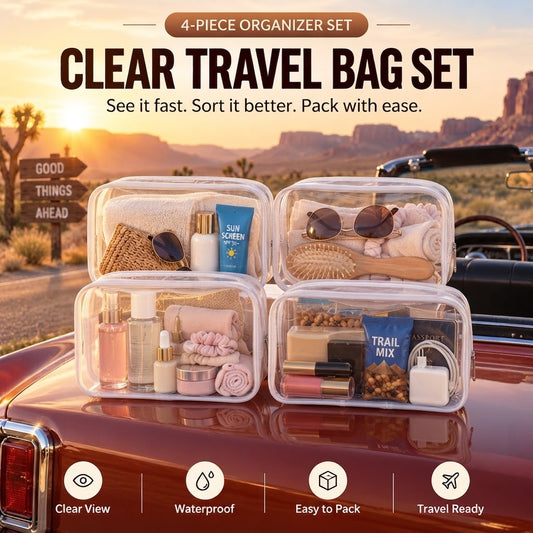 Clear Travel Bags That Make Packing Faster and Easier