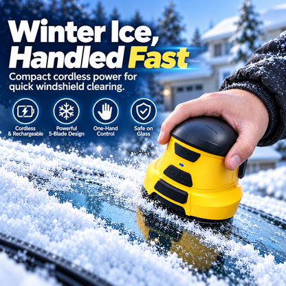 🚗 Cordless Electric Car Snow Remover – Clear Winter Snow with Ease! ❄️