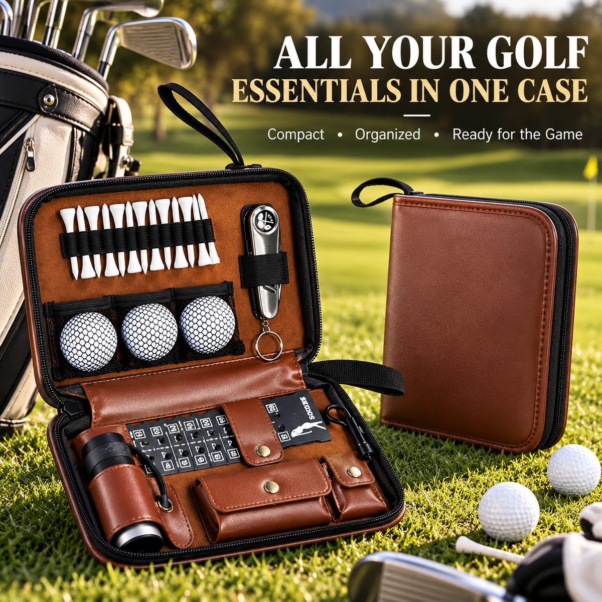 Personalized Golf Accessories Organizer Case
