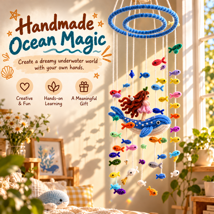 🐟DIY Ocean Fish Wind Chime Kit – Create Your Own Seaside Magic! ✨