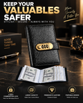 📖 A6 savings notebook, 3-Digit Resettable Password Lock, suitable for storing money and important documents 🔐