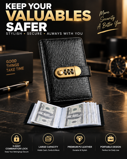 The Ultimate $10,000 Savings Challenge: Lockable A6 Cash Vault & Banknote Organizer 📖