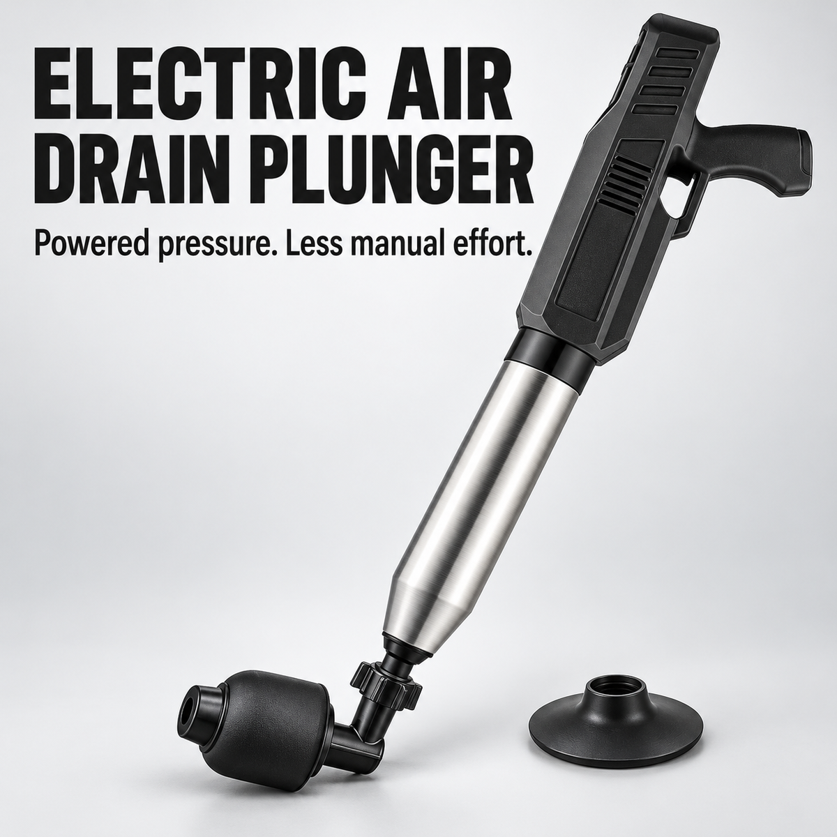 Electric Air Drain Plunger – Powerful Clog Removal for Toilets & Sinks