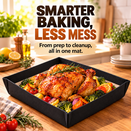 🔥 Non-Stick Silicone Baking Mat – Bake More, Clean Less! ✨