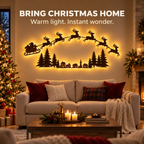 Christmas Reindeer LED Wall Decor