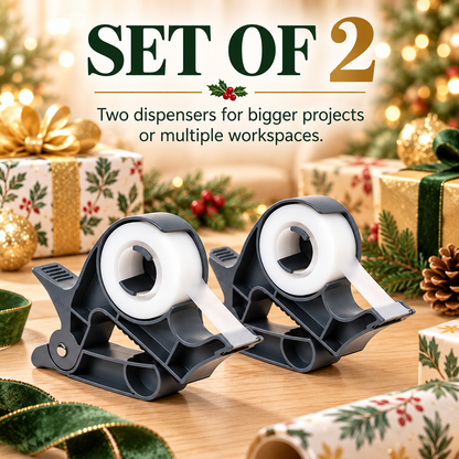 🎁 2-Piece Gift Wrapping Table Clamp Set – Make Gift Wrapping Faster & Easier! 🎄