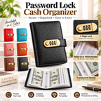 A6 Cash Savings Binder with 3-Digit Combination Lock
