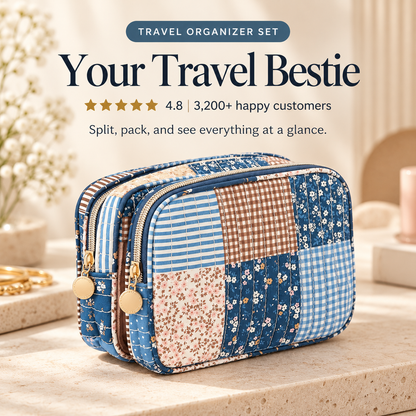 2-in-1 Travel Organizer — Pack Smarter, Find Everything Faster