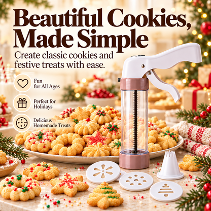 🍪Cookie Shape Maker – Create Beautiful Cookies with Multiple Shapes🎄