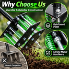 🌱 15-Spike Lawn Aerator – Adjustable Manual Soil Loosening Tool for Healthier, Greener Grass