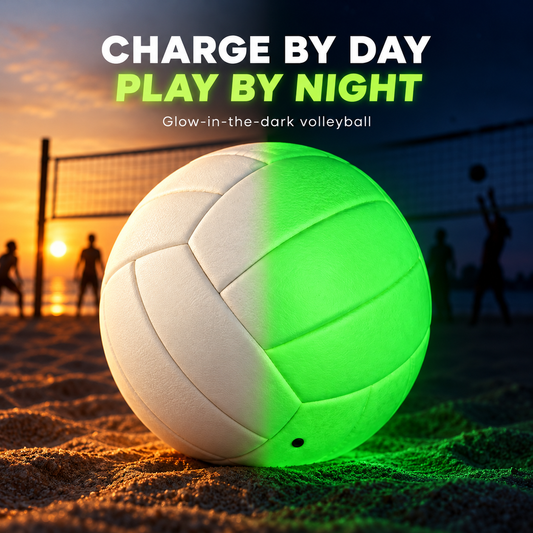 🏐 Glow-in-the-dark volleyball – Light Up Your Game After Dark! 🏐