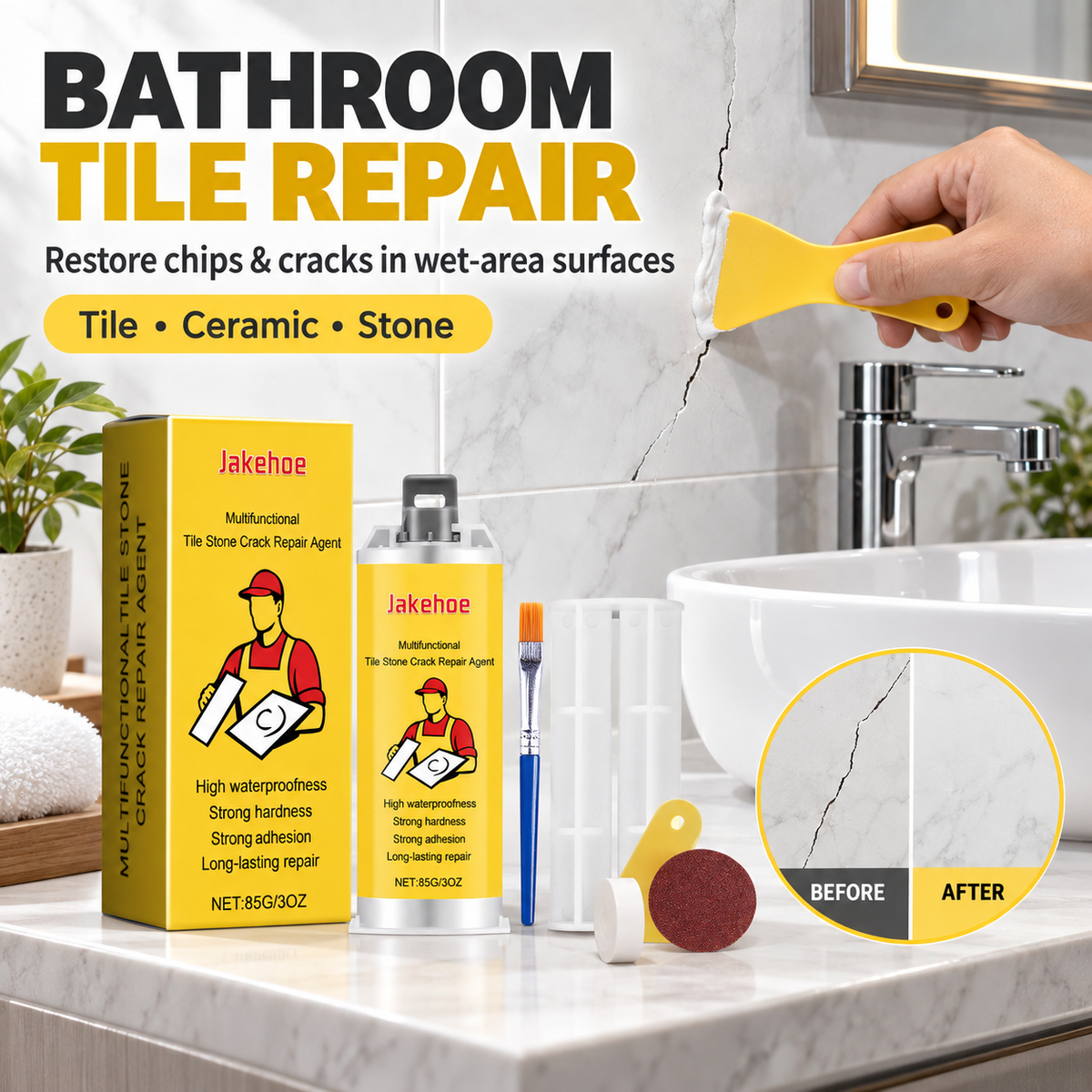 🛠️Tile & Stone CrackRepair Kit