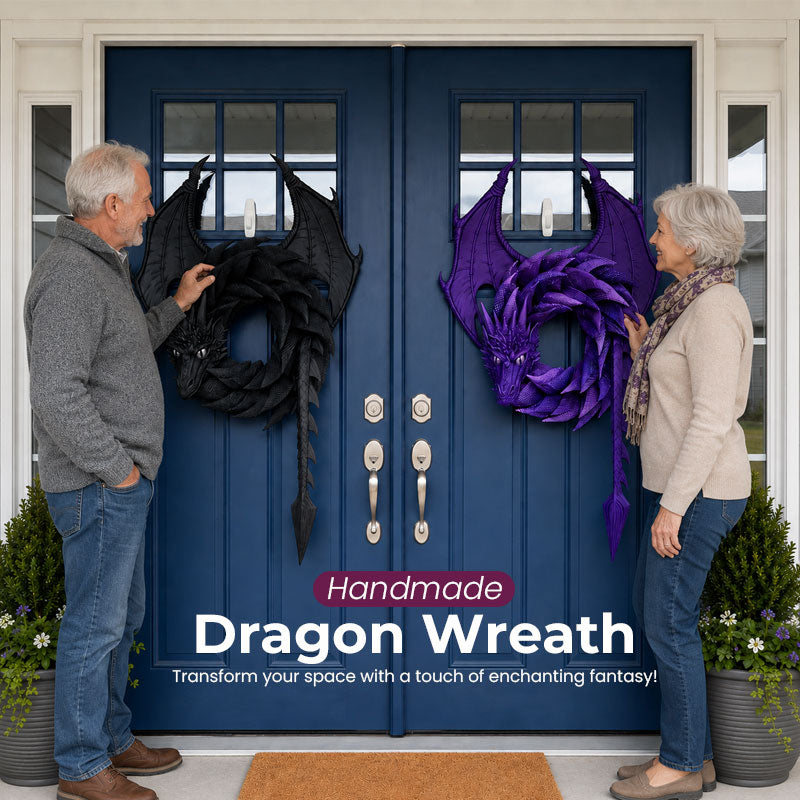 Handmade Dragon Wreath