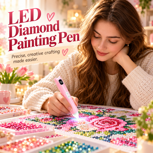 💎 Electric Diamond Painting Pen – 3 Adjustable Suction Levels, No Wax Needed! 🎨