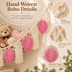 Boho Stuffed Animal Hammock – Cute Corner Storage