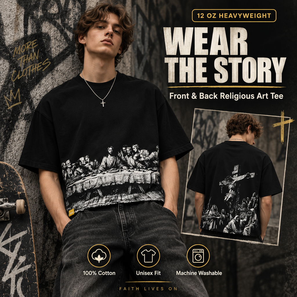 The Last Supper 12 oz Heavyweight Tee