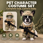 Pet Tactical Character Costume Set