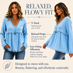 Bohemian Charm Fringe V-Neck Pullover — Effortless Elegance