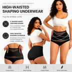 6-Pack X-Cross High-Waist Tummy Control Panties
