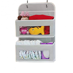 Large capacity hanging storage bag behind the door