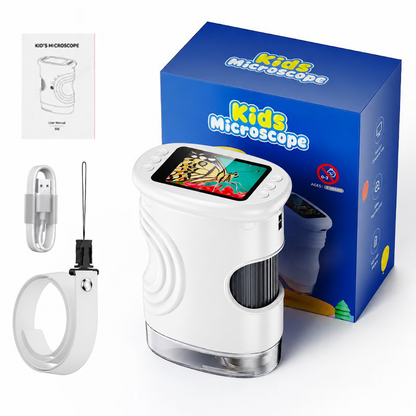 🔬 Kids’ 1000X Digital Microscope with 2.0″ Screen & Photo/Video Capture