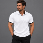 Men's Tailored-Fit Premium Textured Polo