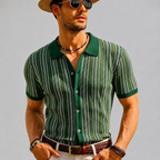 Men’s Retro Button Sweater – Lightweight Vintage Style for Casual & Formal Wear
