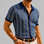 Men’s Retro Button Sweater – Lightweight Vintage Style for Casual & Formal Wear