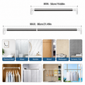 Drill-Free Adjustable Tension Rod | Multi-Size Clothes Drying & Closet Bar