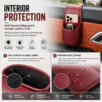 ✨ Premium Leather Car Door Storage Pocket — Dual-Layer Scratch-Proof Organizer for Phones & Keys 🚗💨