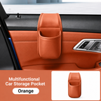 ✨ Premium Leather Car Door Storage Pocket — Dual-Layer Scratch-Proof Organizer for Phones & Keys 🚗💨