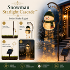 🎄 Christmas Bell Cascade Solar Yard Light